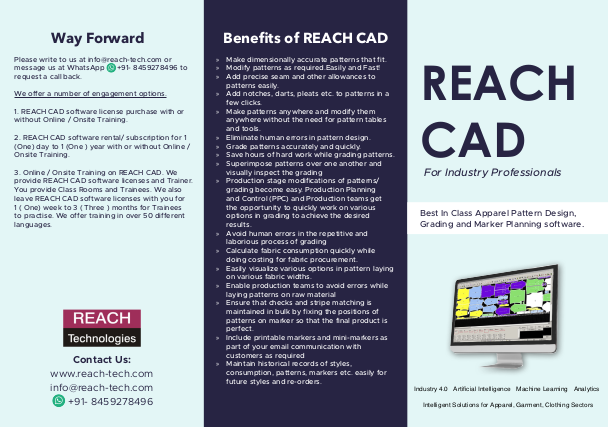 Reach Cad for professional brochure Image